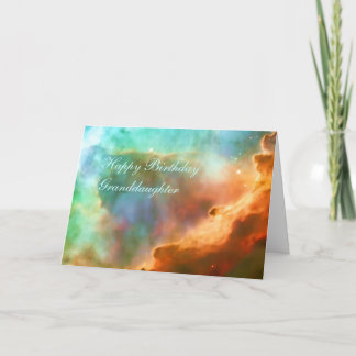 Birthday Granddaughter - The Omega Nebula Card