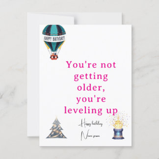 Birthday greet Card Unique &Personalized Gift Idea