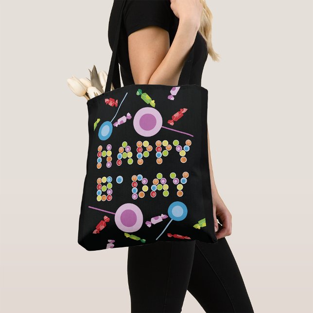 Birthday Greeting Candles Tote Bag (Creator Uploaded)