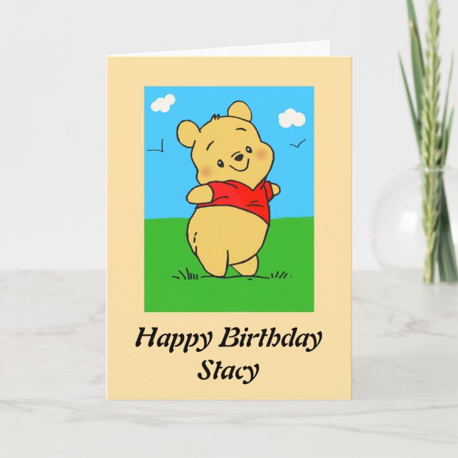 Birthday greeting card  (Front)