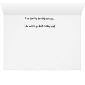 Birthday Greeting Card (Inside Horizontal (Bottom))