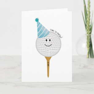 Birthday Greeting Card for Golf Lover