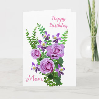 Birthday  Greeting Card for Mom