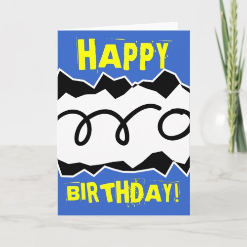 Birthday greeting card for table tennis players