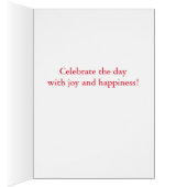 Birthday Greeting Card Happy Birthday To You Cake (Inside (Right))