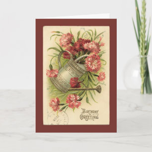 Birthday Greeting Vintage Reproduction Card