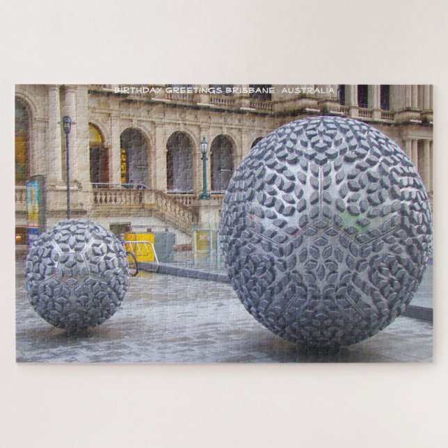 Birthday Greetings Brisbane Australia Jigsaw Puzzle (Horizontal)