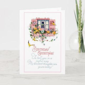 Birthday Greetings Card