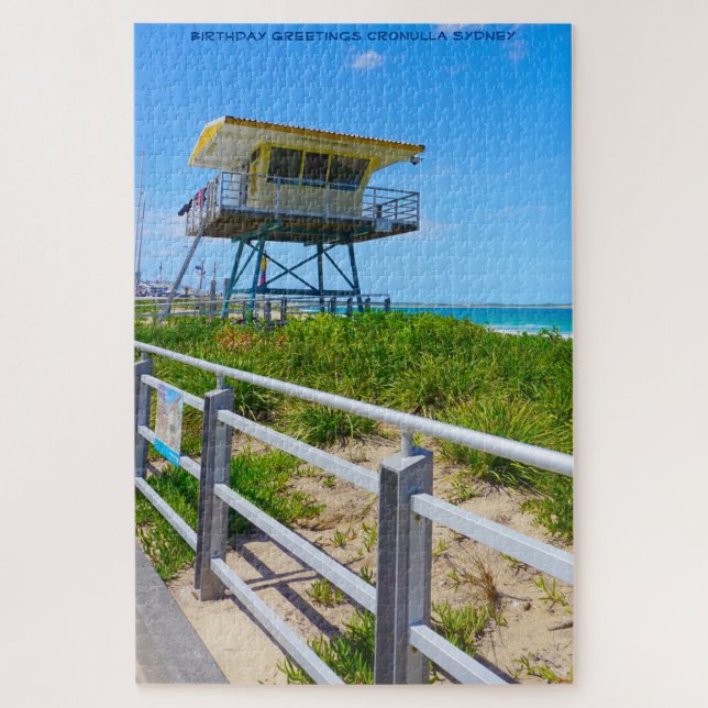 Birthday Greetings Cronulla Sydney Jigsaw Puzzle (Vertical)