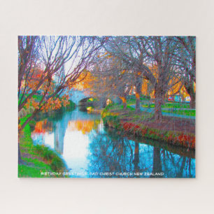 Birthday Greetings  Dad Christ Church New Zealand Jigsaw Puzzle