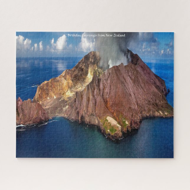 Birthday Greetings from New Zealand Jigsaw Puzzle (Horizontal)