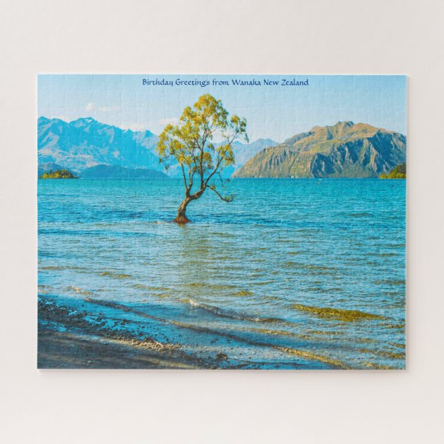 Birthday Greetings from New Zealand Jigsaw Puzzle (Horizontal)