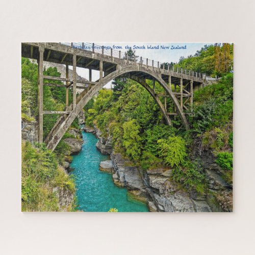 Birthday Greetings from  the South Island Jigsaw Puzzle