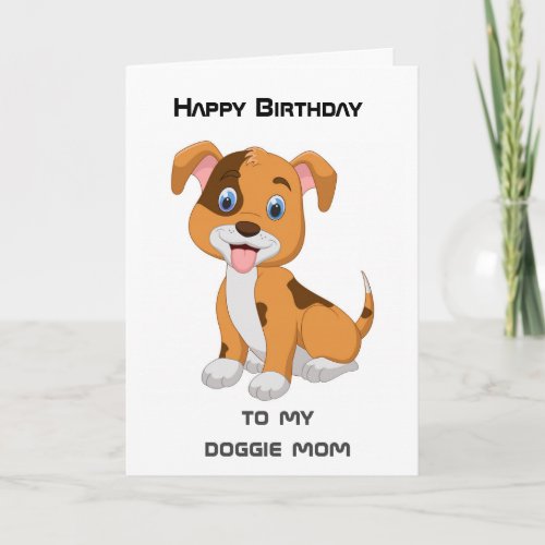 BIRTHDAY GREETINGS FROM YOUR DOGGIE CARD