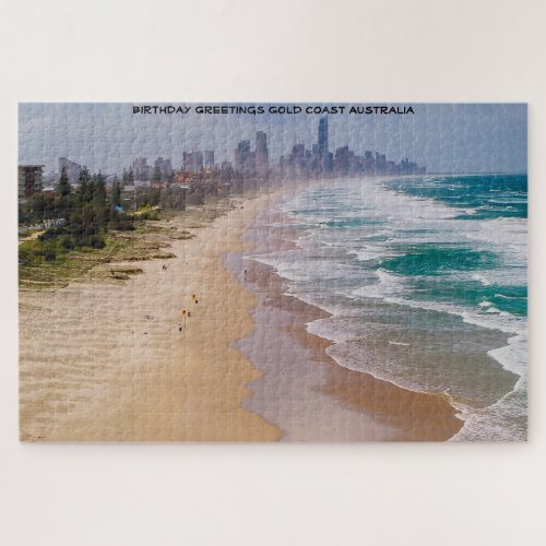 Birthday Greetings Gold Coast Queensland Australia Jigsaw Puzzle