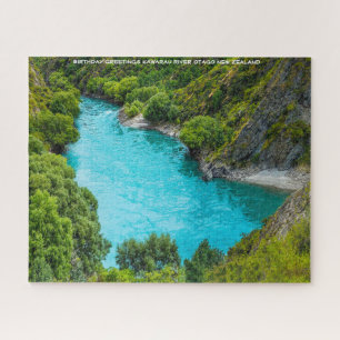Birthday Greetings Kawarau River Otago Jigsaw Puzzle