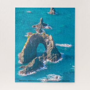 Birthday Greetings Nana-D'Urville Island-NZ Jigsaw Puzzle