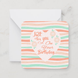 Birthday Greetings! Note Card