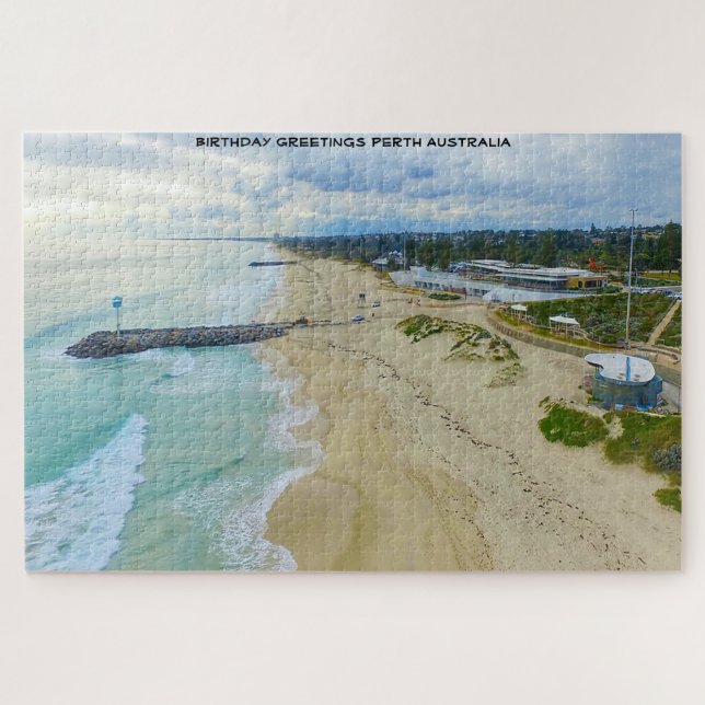 Birthday Greetings Perth Australia Jigsaw Puzzle (Horizontal)