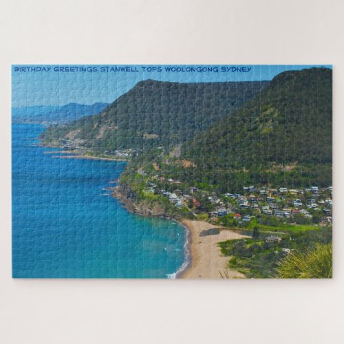 Birthday Greetings Stanwell Tops Woolongong Jigsaw Puzzle
