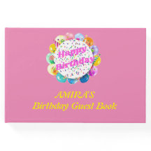 Birthday guests book(girl)