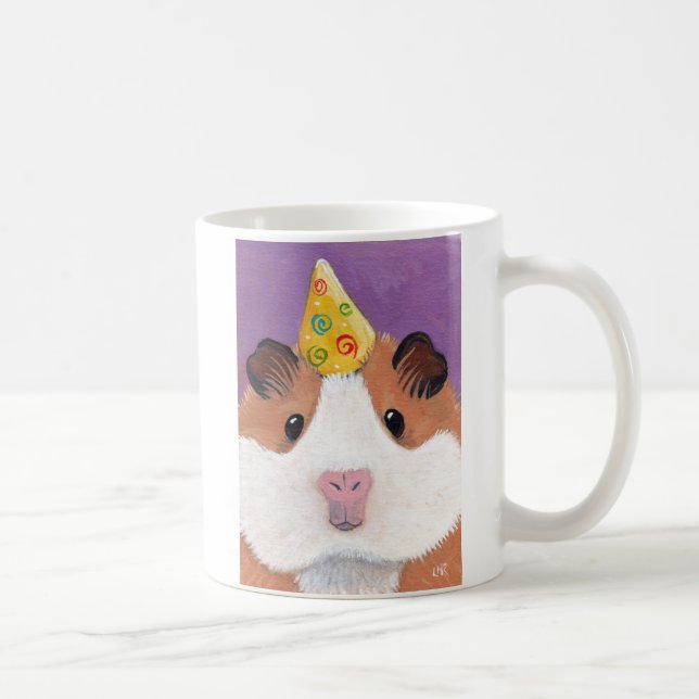 Birthday Guinea Pig Coffee Mug (Right)