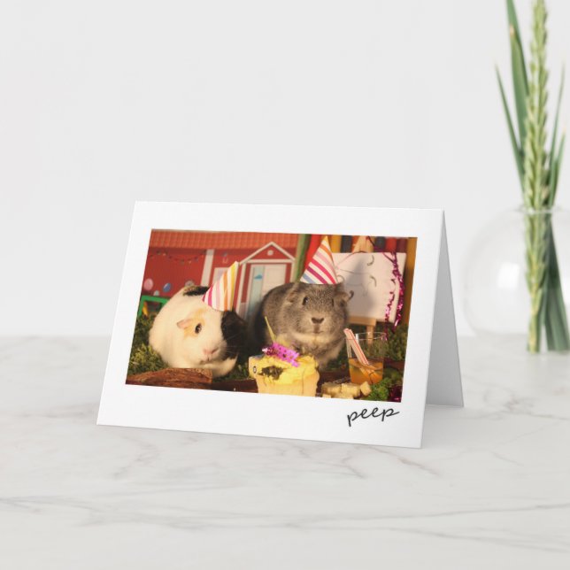 Birthday Guinea Pigs Card (Front)