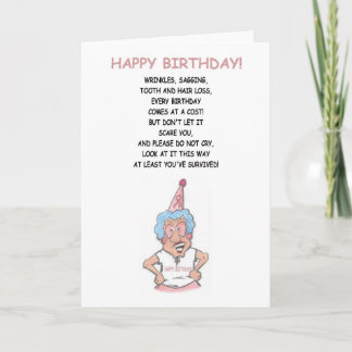 BIRTHDAY HAG CARD
