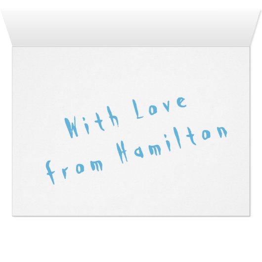 Birthday Hand Painted Monogram (Inside Horizontal (Bottom))