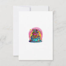 Birthday, happy birthday cake, colourful