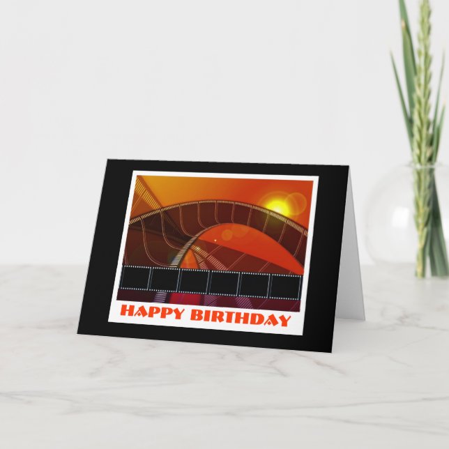 birthday happy birthday film movies card (Front)