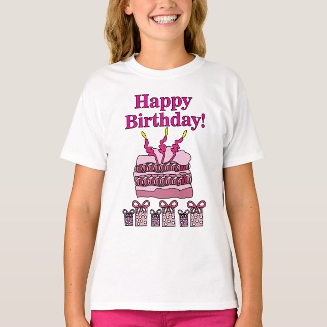 Birthday Happy Birthday Party Birthday Girl Kids T-Shirt (Front)