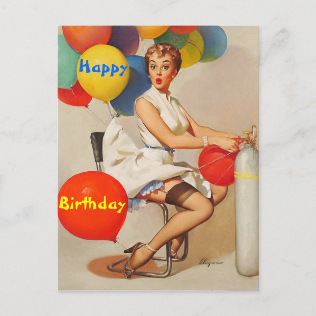 birthday ,happy birthday postcard (Front)