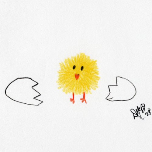 Birthday _ Happy Hatch Day Chick Card