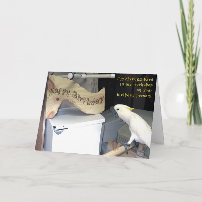 Birthday Hardwork Card (Front)