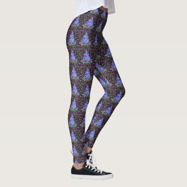 BIRTHDAY HATS DESIGN LEGGINGS (Right)