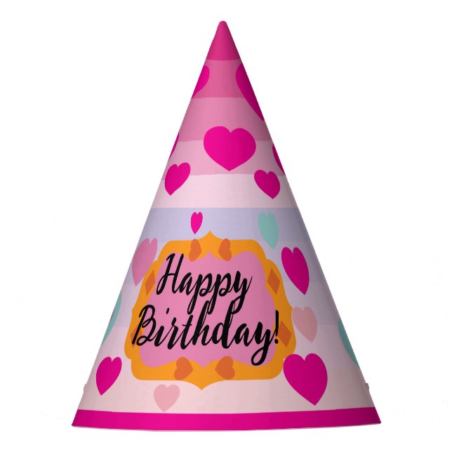 Birthday hats for guests! (Front)