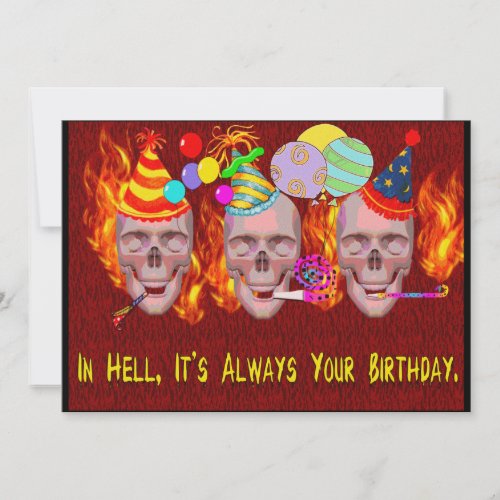 Birthday Hell Invitation