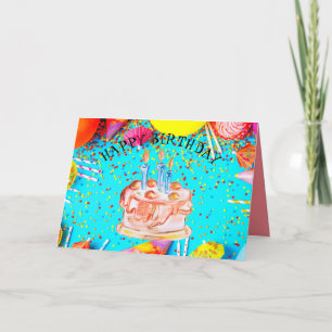 Birthday Holiday Card