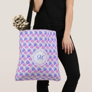 birthday holiday party pattern. tote bag