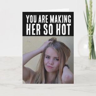 BIRTHDAY HOT GIRL "GETTING OLDER" TEASING JOKE  CARD