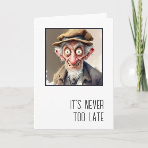 Birthday Humor Crazy Old Man 