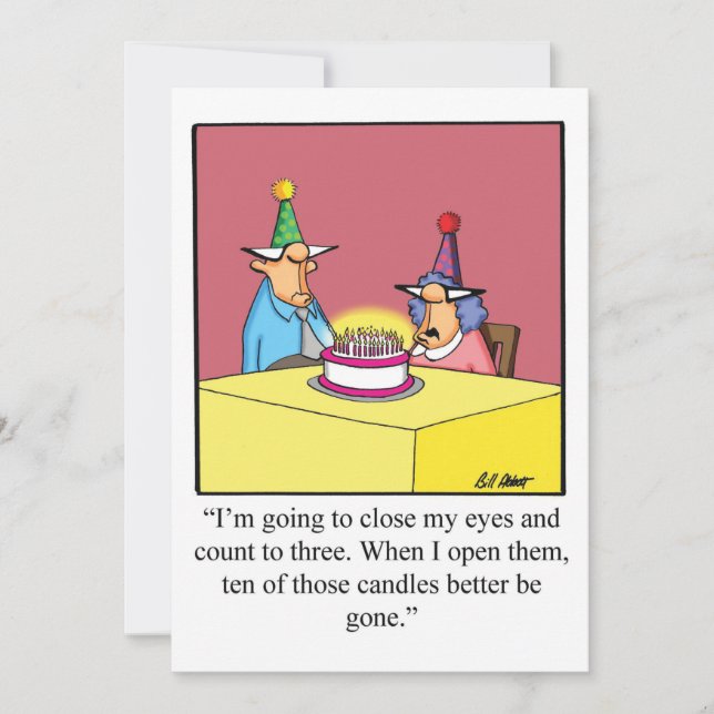 Birthday Humor Party Invitations "Spectickles" (Front)