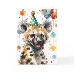 Birthday Hyena Card
