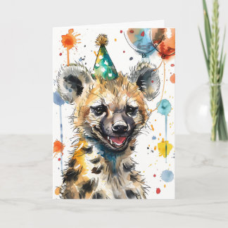 Birthday Hyena Card