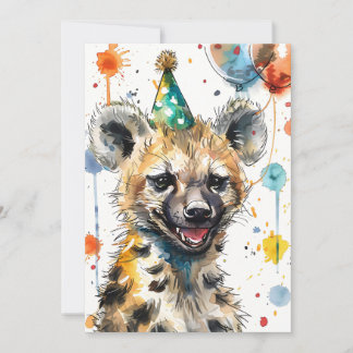 Birthday Hyena Invitation