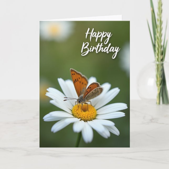 Birthday Illustration Insect Card (Front)