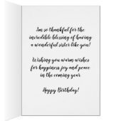 Birthday, I'm so Blessed to have YOU as My Sister (Inside (Right))