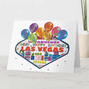 Surprise Birthday Las Vegas Card