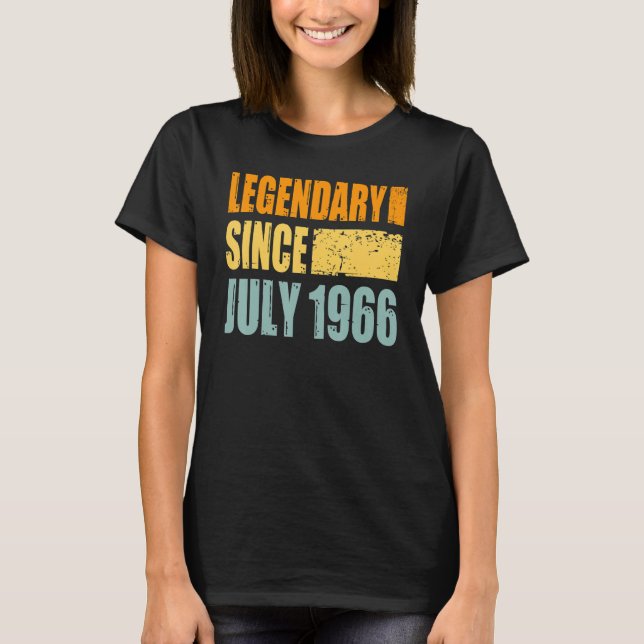 Birthday In July 1966 T-Shirt (Front)